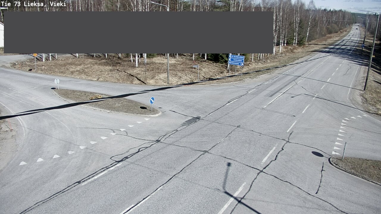 Kelikamerat Kuva Tie 73 Lieksa; Vieki, Lieksa, Pohjois-Karjala