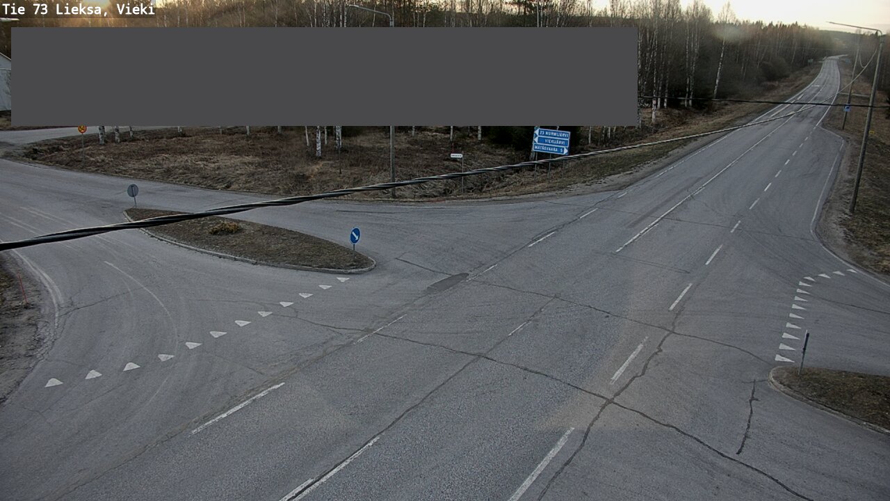 Weather Camera Image Road 73 Lieksa, Vieki, Lieksa, Pohjois-Karjala