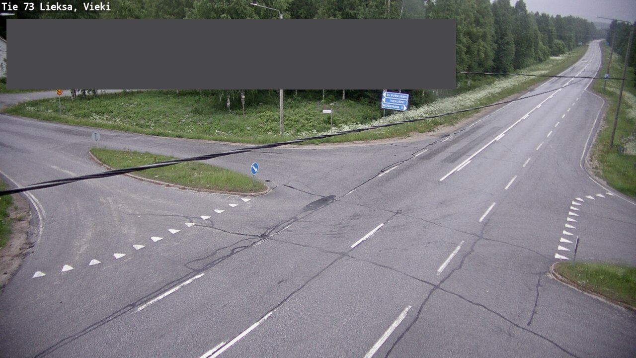 Kelikamerat Kuva Tie 73 Lieksa; Vieki, Lieksa, Pohjois-Karjala