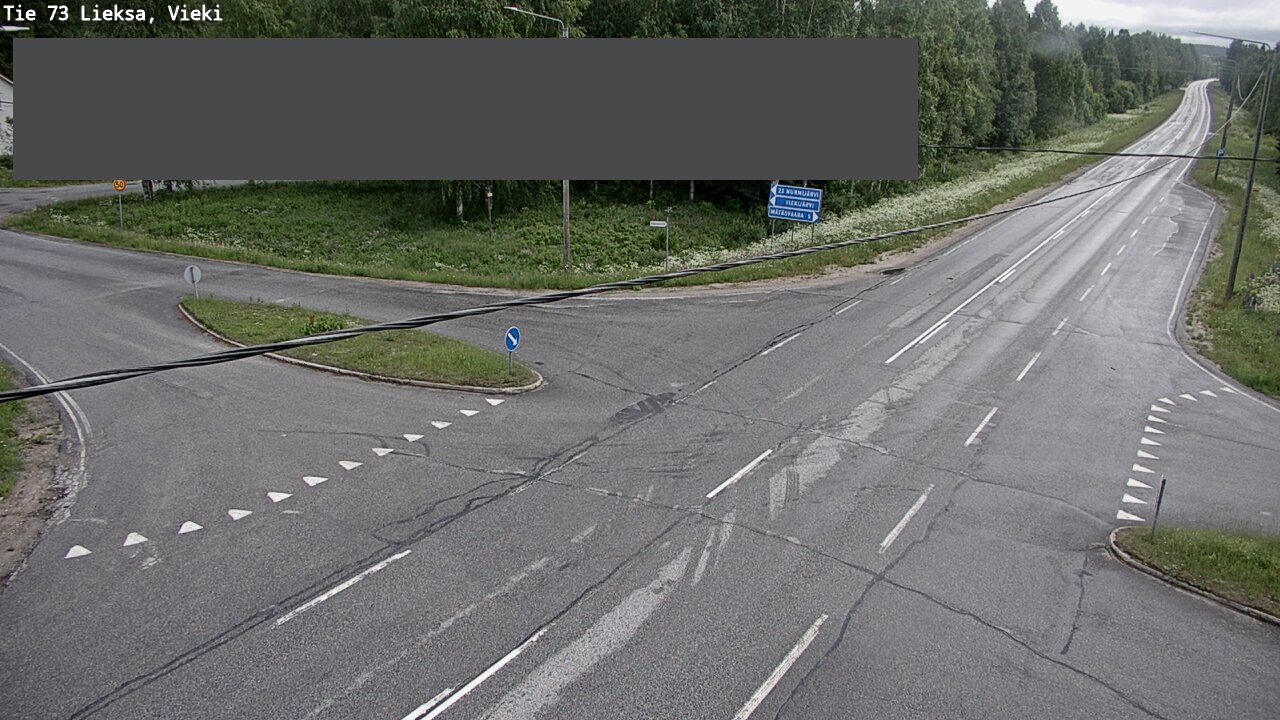 Kelikamerat Kuva Tie 73 Lieksa; Vieki, Lieksa, Pohjois-Karjala