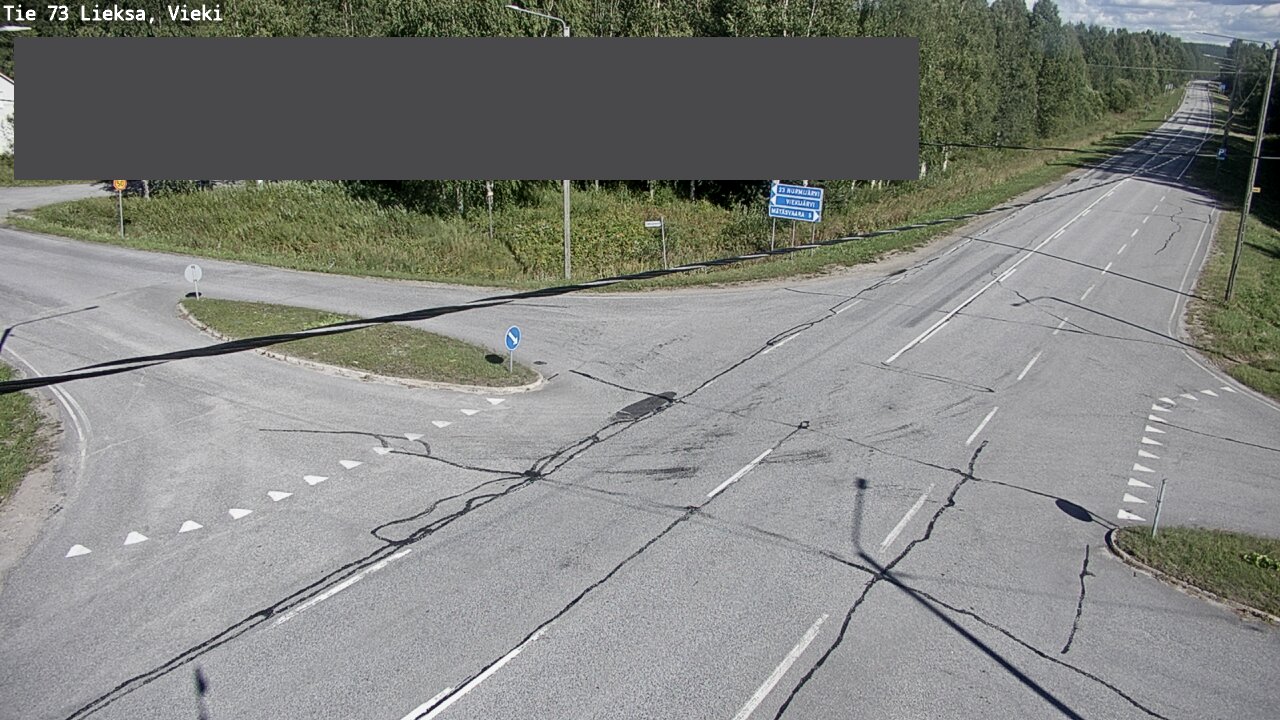 Kelikamerat Kuva Tie 73 Lieksa; Vieki, Lieksa, Pohjois-Karjala