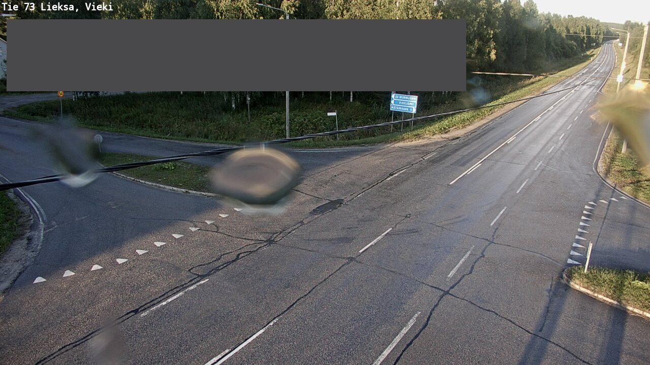 Kelikamerat Kuva Tie 73 Lieksa; Vieki, Lieksa, Pohjois-Karjala