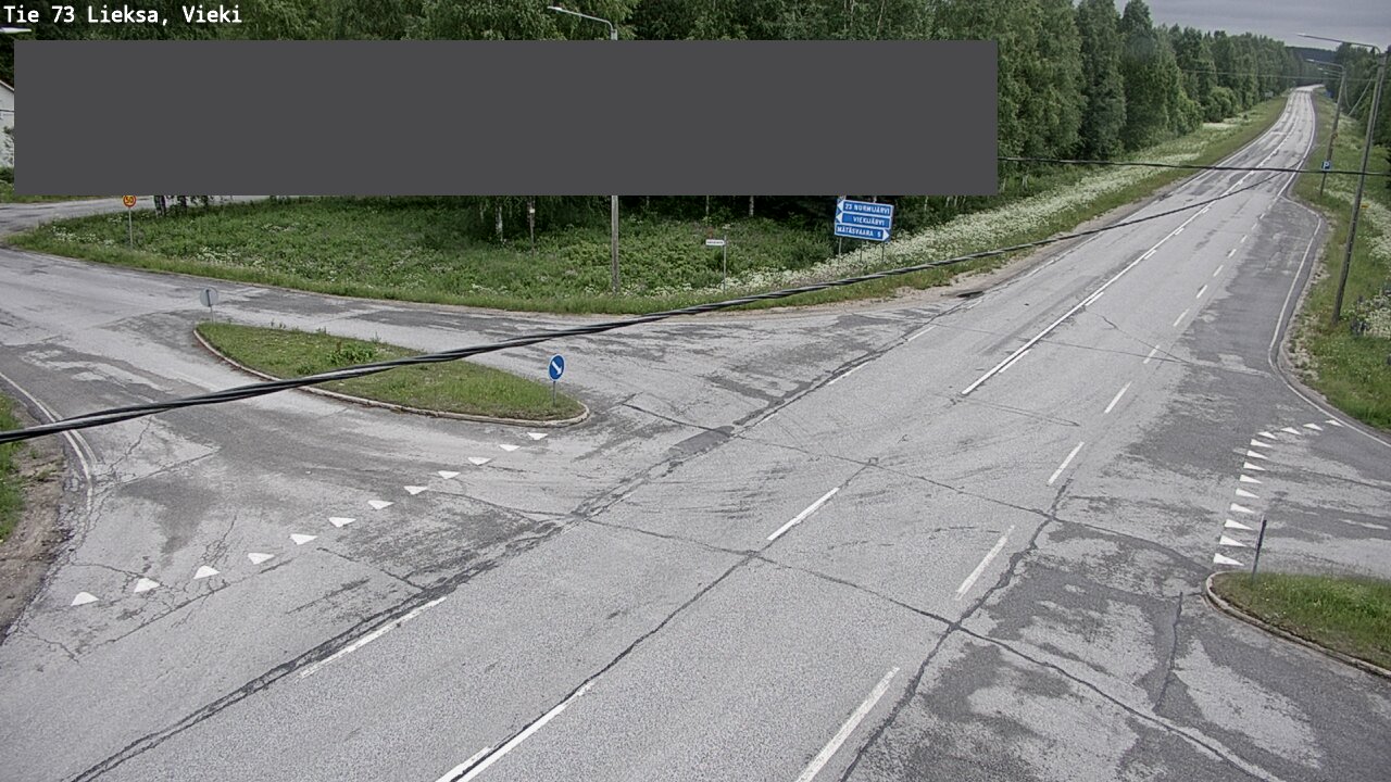 Kelikamerat Kuva Tie 73 Lieksa; Vieki, Lieksa, Pohjois-Karjala