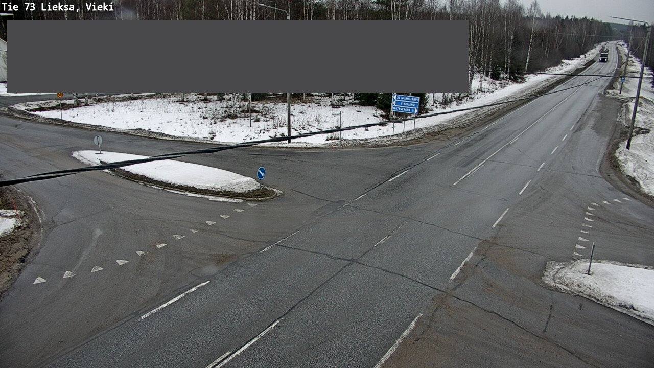 Weather Camera Image Väg 73 Lieksa, Vieki, Lieksa, Pohjois-Karjala