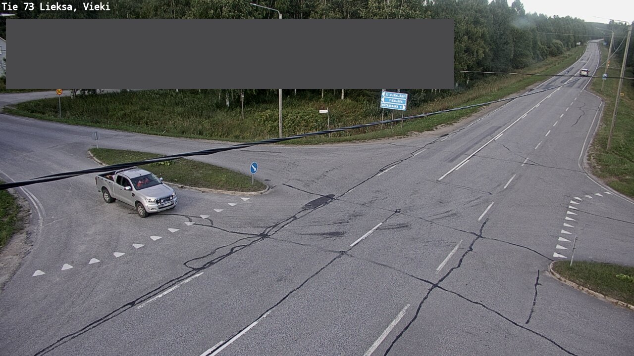 Kelikamerat Kuva Tie 73 Lieksa; Vieki, Lieksa, Pohjois-Karjala