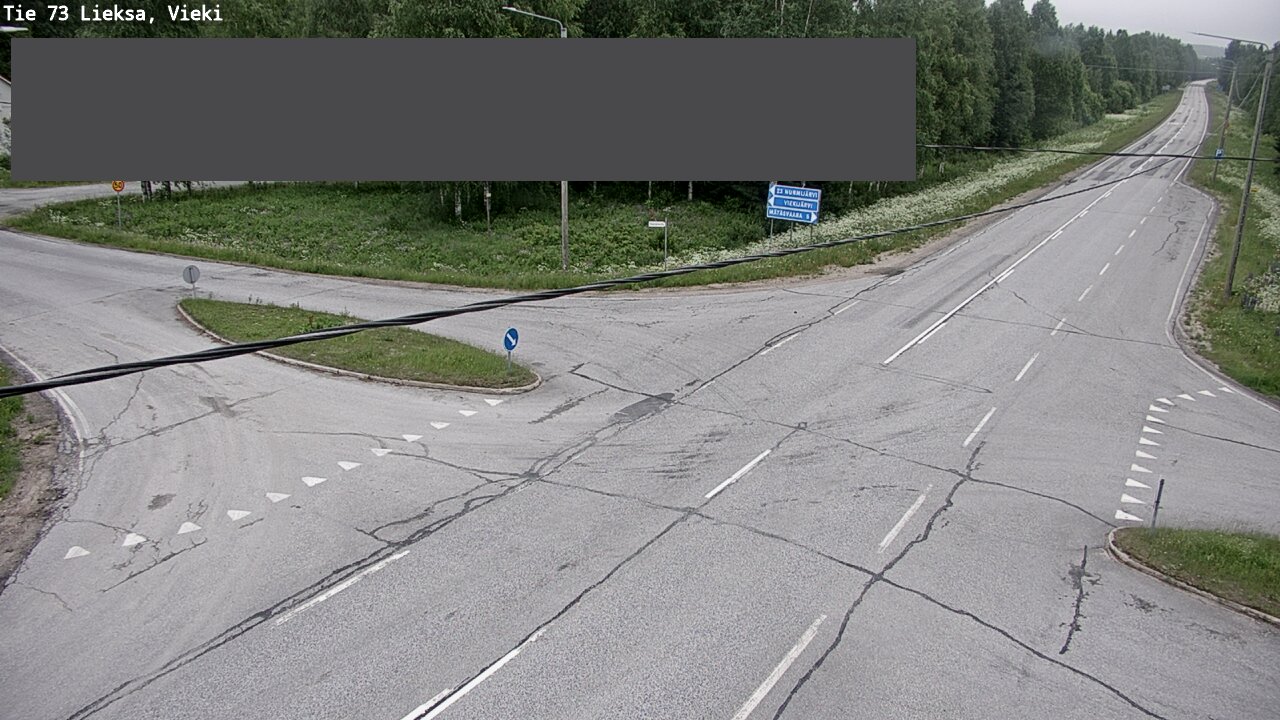 Kelikamerat Kuva Tie 73 Lieksa; Vieki, Lieksa, Pohjois-Karjala