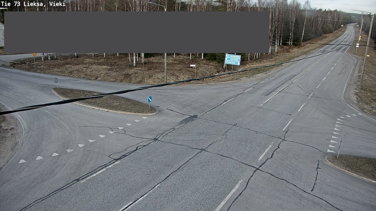 Kelikamerat Kuva Tie 73 Lieksa; Vieki, Lieksa, Pohjois-Karjala