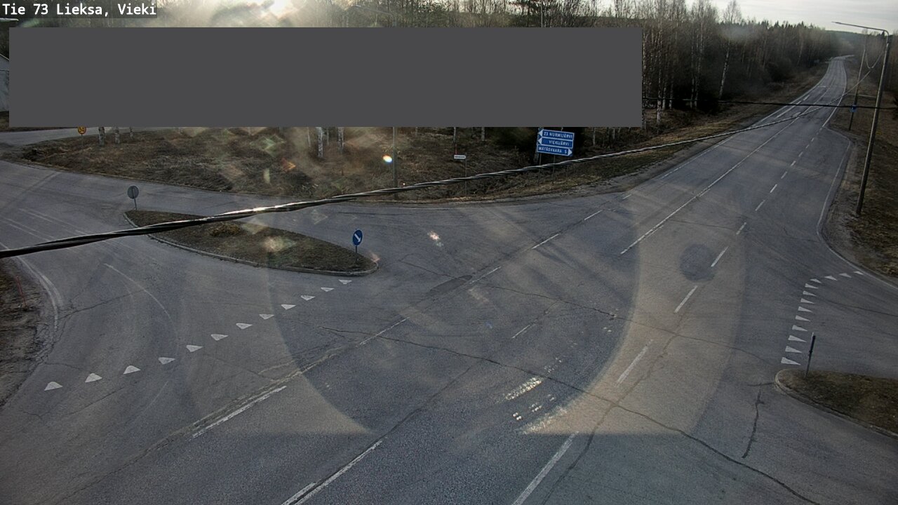 Weather Camera Image Road 73 Lieksa, Vieki, Lieksa, Pohjois-Karjala