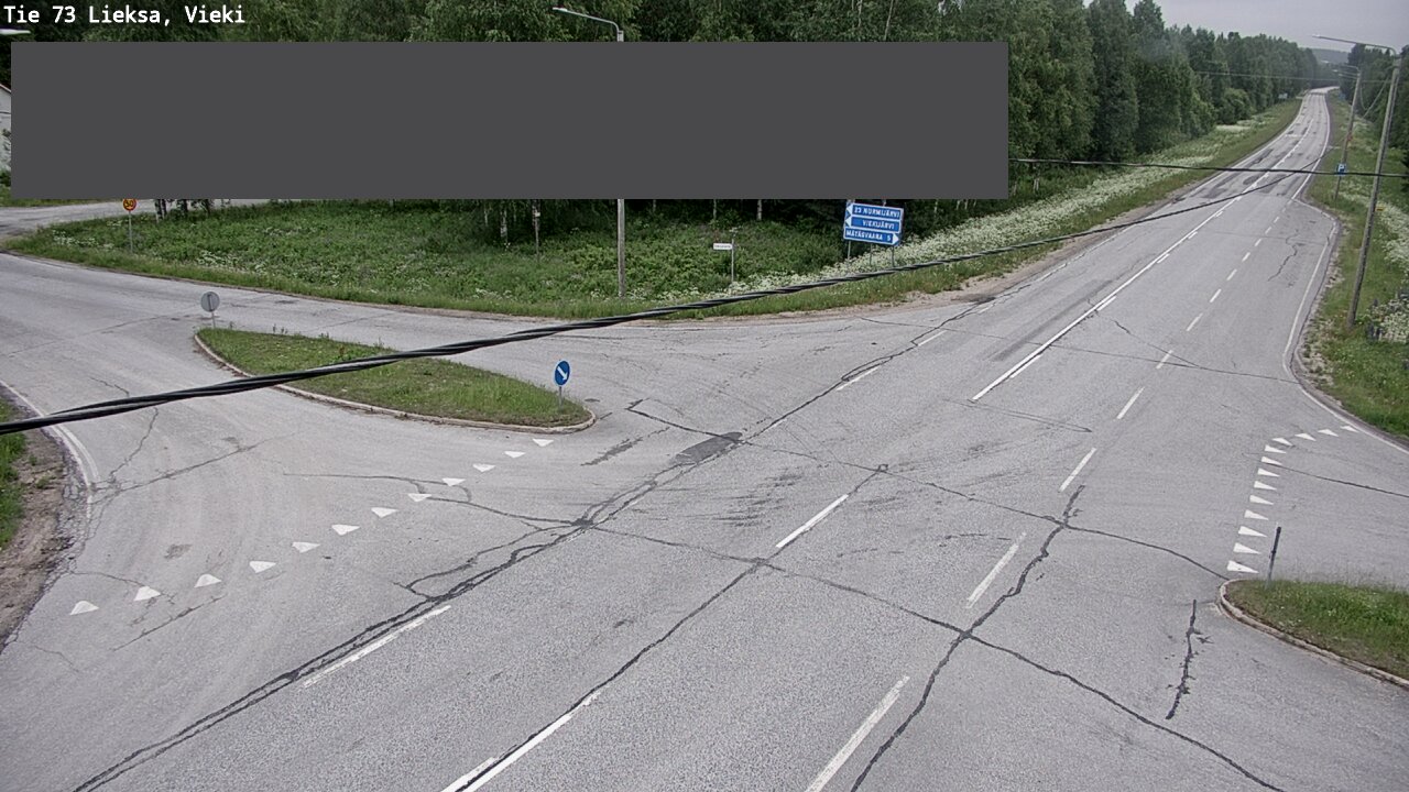 Kelikamerat Kuva Tie 73 Lieksa; Vieki, Lieksa, Pohjois-Karjala