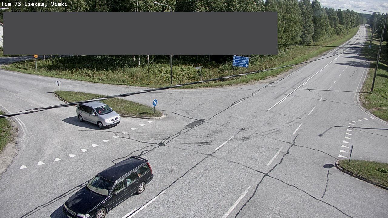 Kelikamerat Kuva Tie 73 Lieksa; Vieki, Lieksa, Pohjois-Karjala