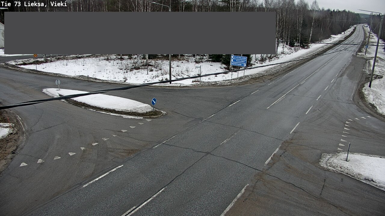Weather Camera Image Väg 73 Lieksa, Vieki, Lieksa, Pohjois-Karjala