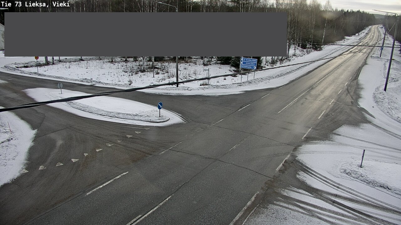 Kelikamerat Kuva Tie 73 Lieksa; Vieki, Lieksa, Pohjois-Karjala