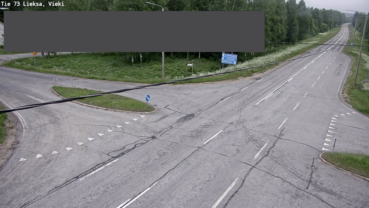 Kelikamerat Kuva Tie 73 Lieksa; Vieki, Lieksa, Pohjois-Karjala