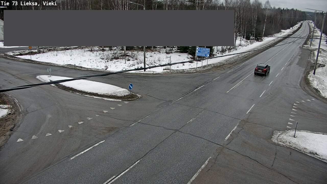 Weather Camera Image Väg 73 Lieksa, Vieki, Lieksa, Pohjois-Karjala