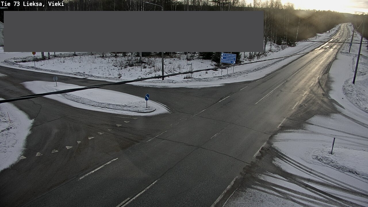 Kelikamerat Kuva Tie 73 Lieksa; Vieki, Lieksa, Pohjois-Karjala