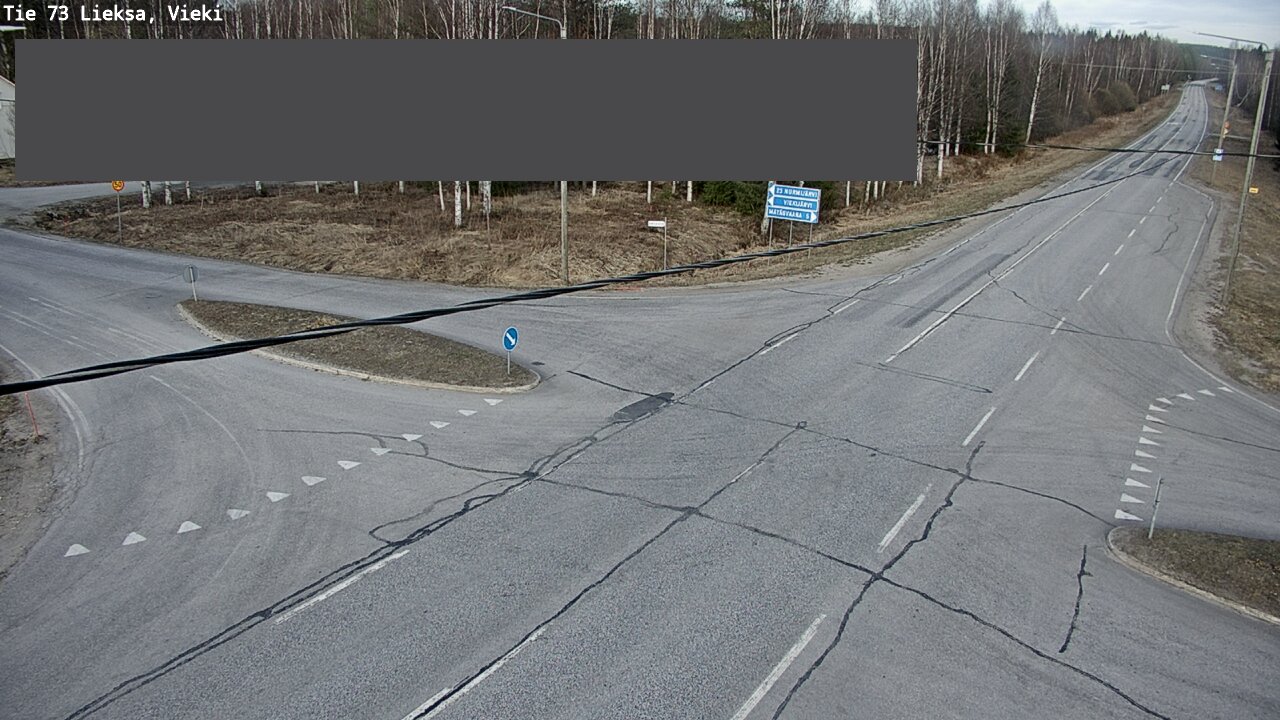 Kelikamerat Kuva Tie 73 Lieksa; Vieki, Lieksa, Pohjois-Karjala