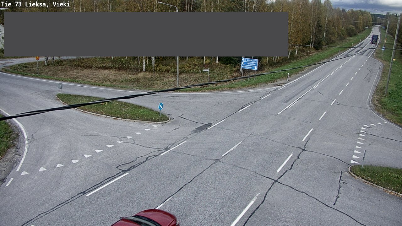 Kelikamerat Kuva Tie 73 Lieksa; Vieki, Lieksa, Pohjois-Karjala