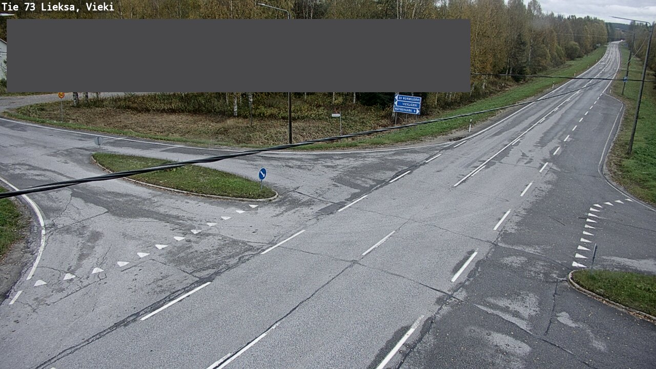 Weather Camera Image Väg 73 Lieksa, Vieki, Lieksa, Pohjois-Karjala