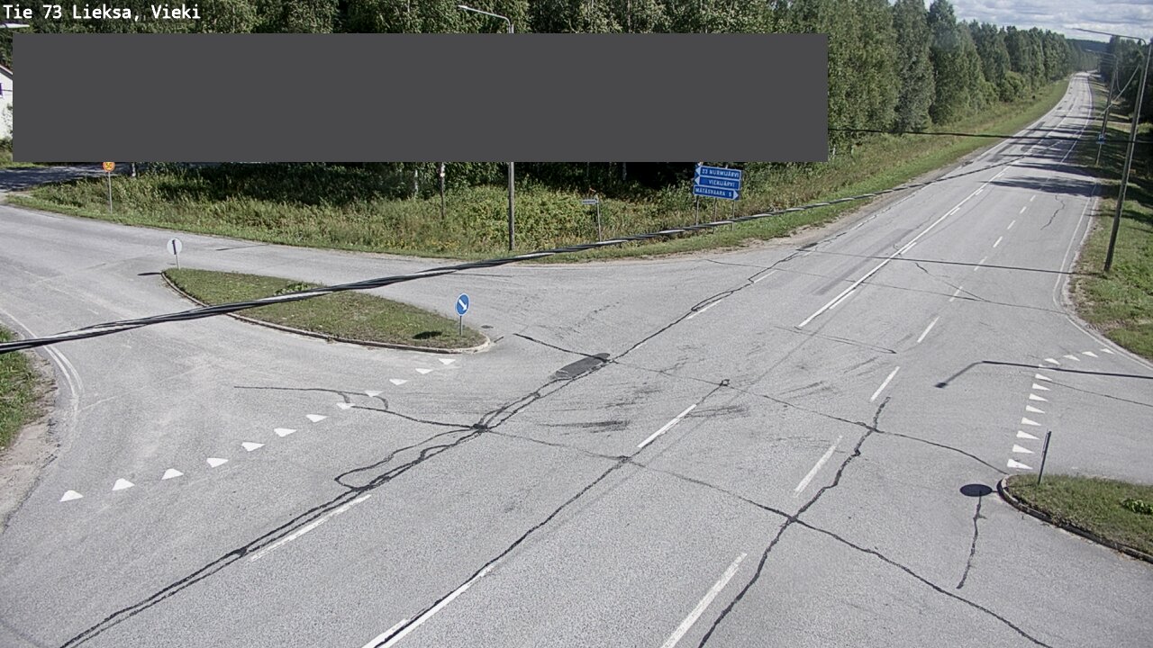 Kelikamerat Kuva Tie 73 Lieksa; Vieki, Lieksa, Pohjois-Karjala