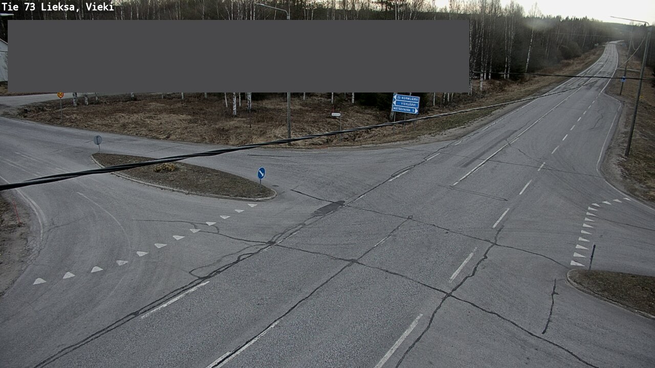 Weather Camera Image Road 73 Lieksa, Vieki, Lieksa, Pohjois-Karjala