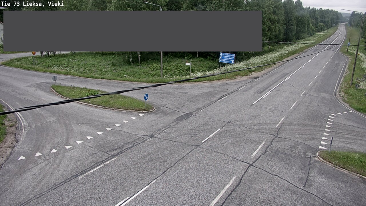 Weather Camera Image Väg 73 Lieksa, Vieki, Lieksa, Pohjois-Karjala
