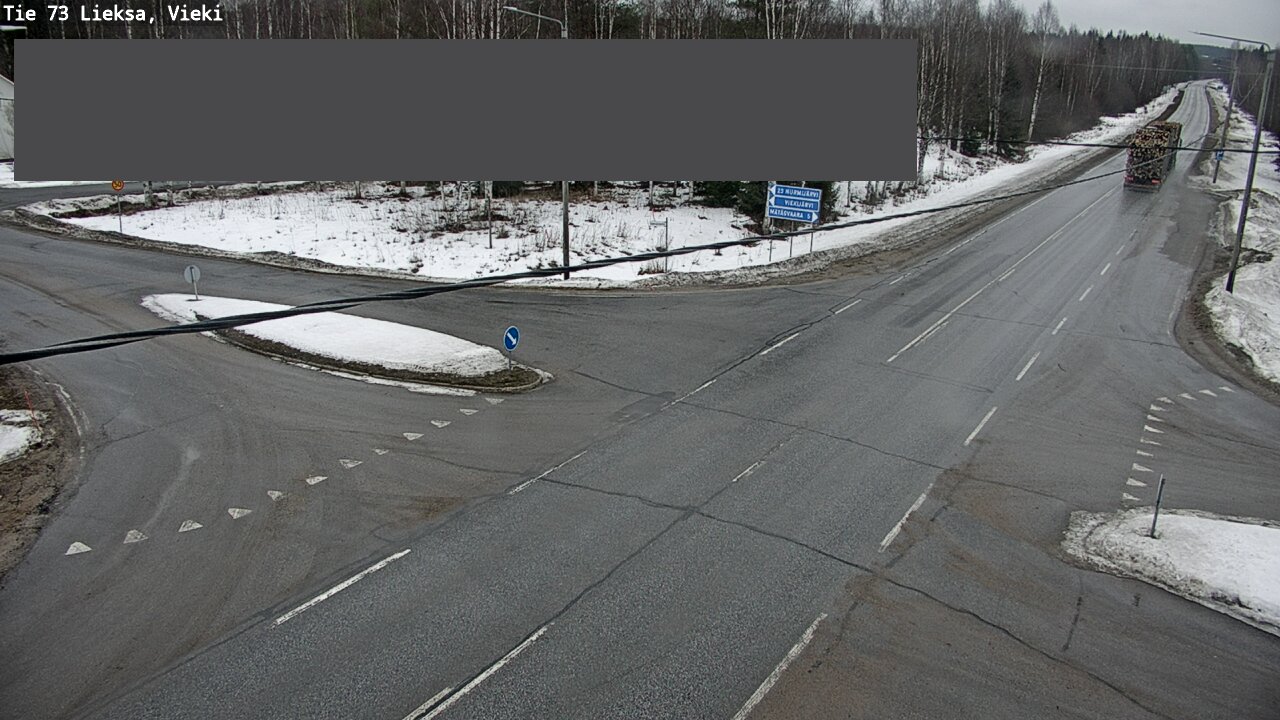 Weather Camera Image Väg 73 Lieksa, Vieki, Lieksa, Pohjois-Karjala