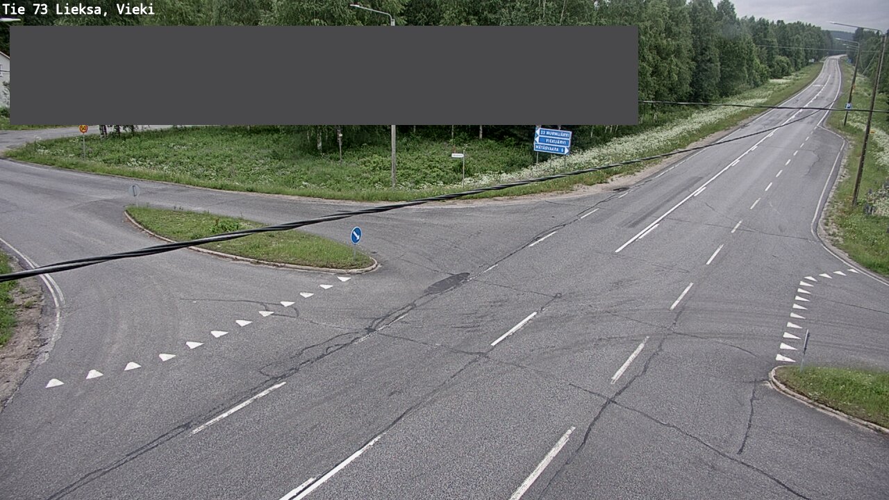 Weather Camera Image Väg 73 Lieksa, Vieki, Lieksa, Pohjois-Karjala