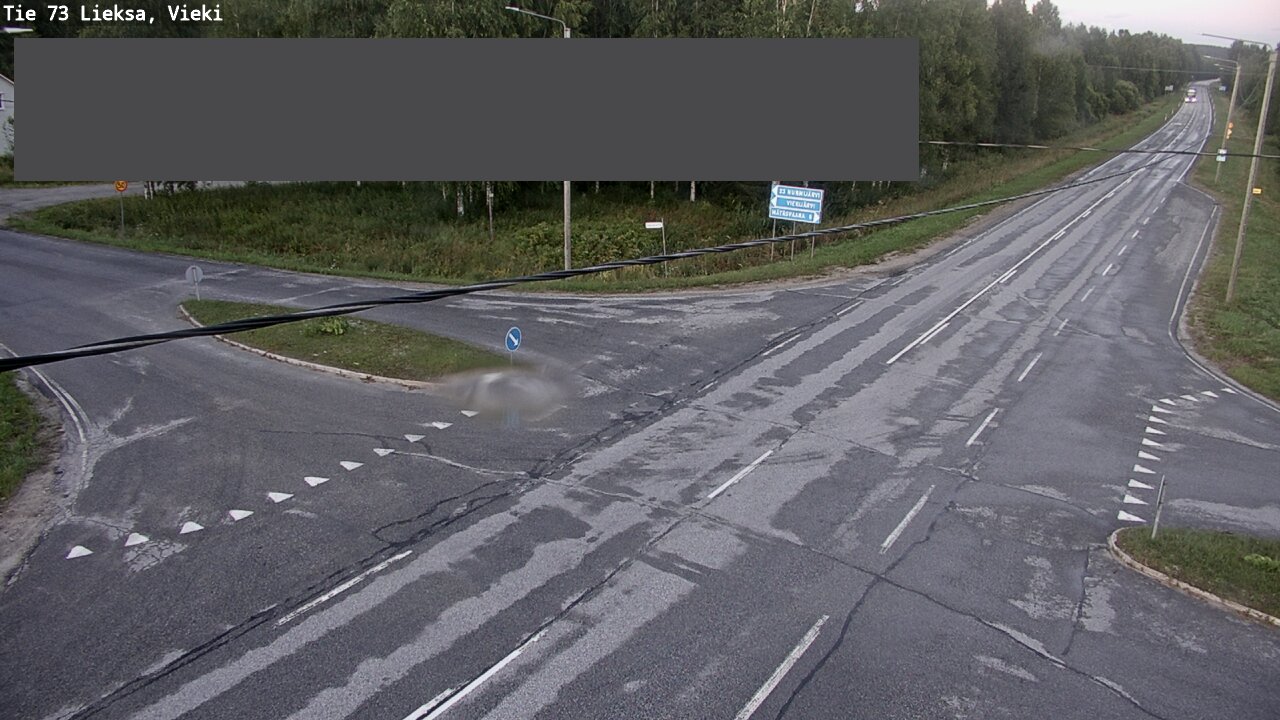 Kelikamerat Kuva Tie 73 Lieksa; Vieki, Lieksa, Pohjois-Karjala