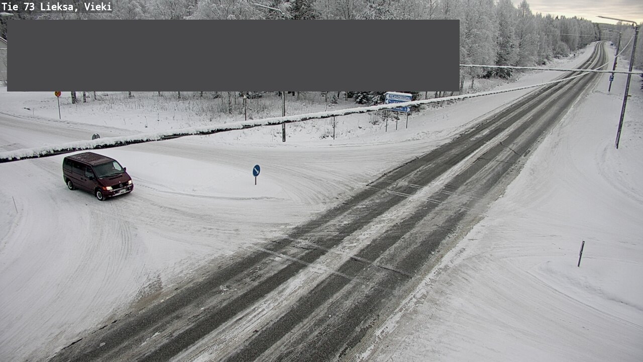 Kelikamerat Kuva Tie 73 Lieksa; Vieki, Lieksa, Pohjois-Karjala