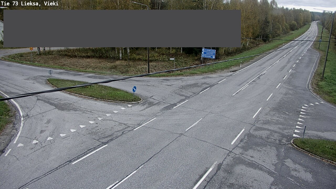 Weather Camera Image Väg 73 Lieksa, Vieki, Lieksa, Pohjois-Karjala
