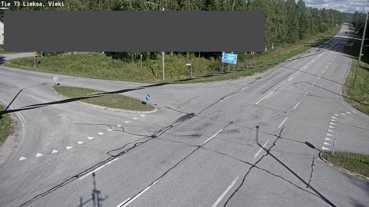 Kelikamerat Kuva Tie 73 Lieksa; Vieki, Lieksa, Pohjois-Karjala