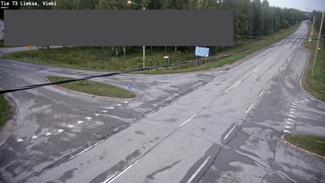 Kelikamerat Kuva Tie 73 Lieksa; Vieki, Lieksa, Pohjois-Karjala