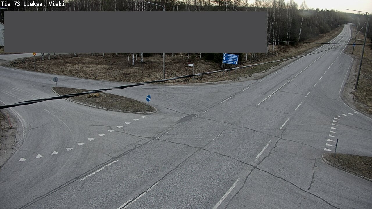 Weather Camera Image Road 73 Lieksa, Vieki, Lieksa, Pohjois-Karjala