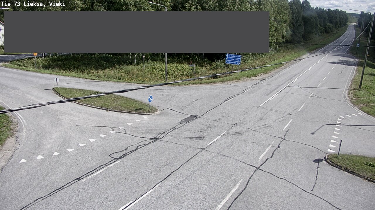 Kelikamerat Kuva Tie 73 Lieksa; Vieki, Lieksa, Pohjois-Karjala