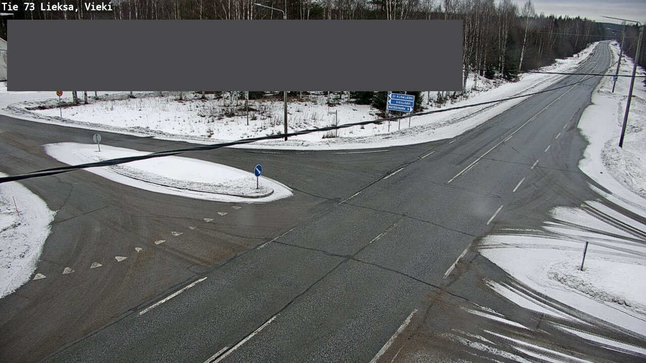 Kelikamerat Kuva Tie 73 Lieksa; Vieki, Lieksa, Pohjois-Karjala