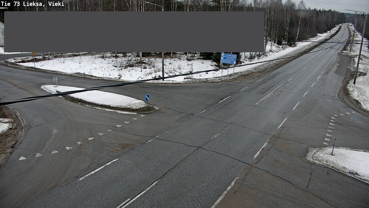 Weather Camera Image Väg 73 Lieksa, Vieki, Lieksa, Pohjois-Karjala