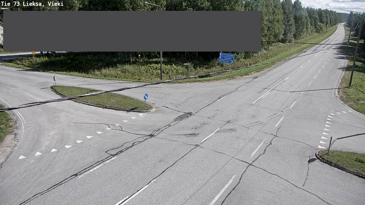 Kelikamerat Kuva Tie 73 Lieksa; Vieki, Lieksa, Pohjois-Karjala