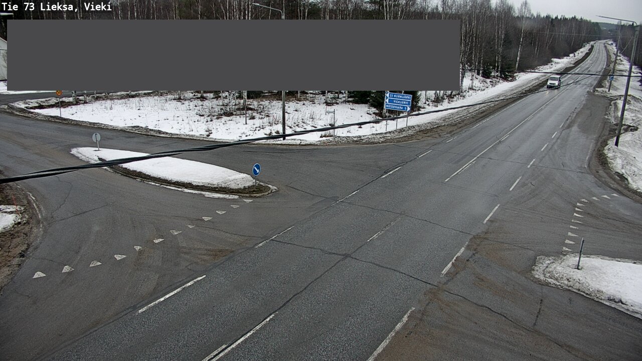 Weather Camera Image Väg 73 Lieksa, Vieki, Lieksa, Pohjois-Karjala