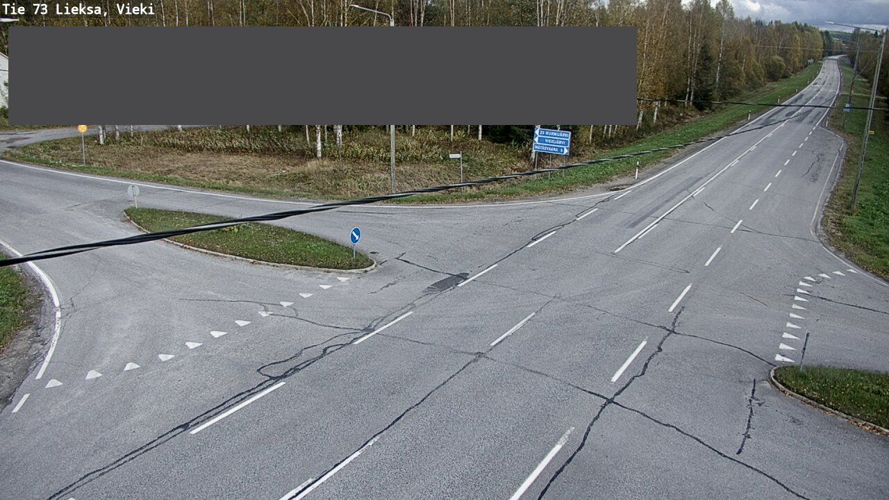 Kelikamerat Kuva Tie 73 Lieksa; Vieki, Lieksa, Pohjois-Karjala