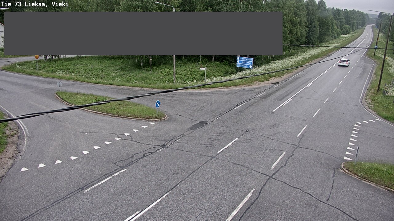 Weather Camera Image Väg 73 Lieksa, Vieki, Lieksa, Pohjois-Karjala