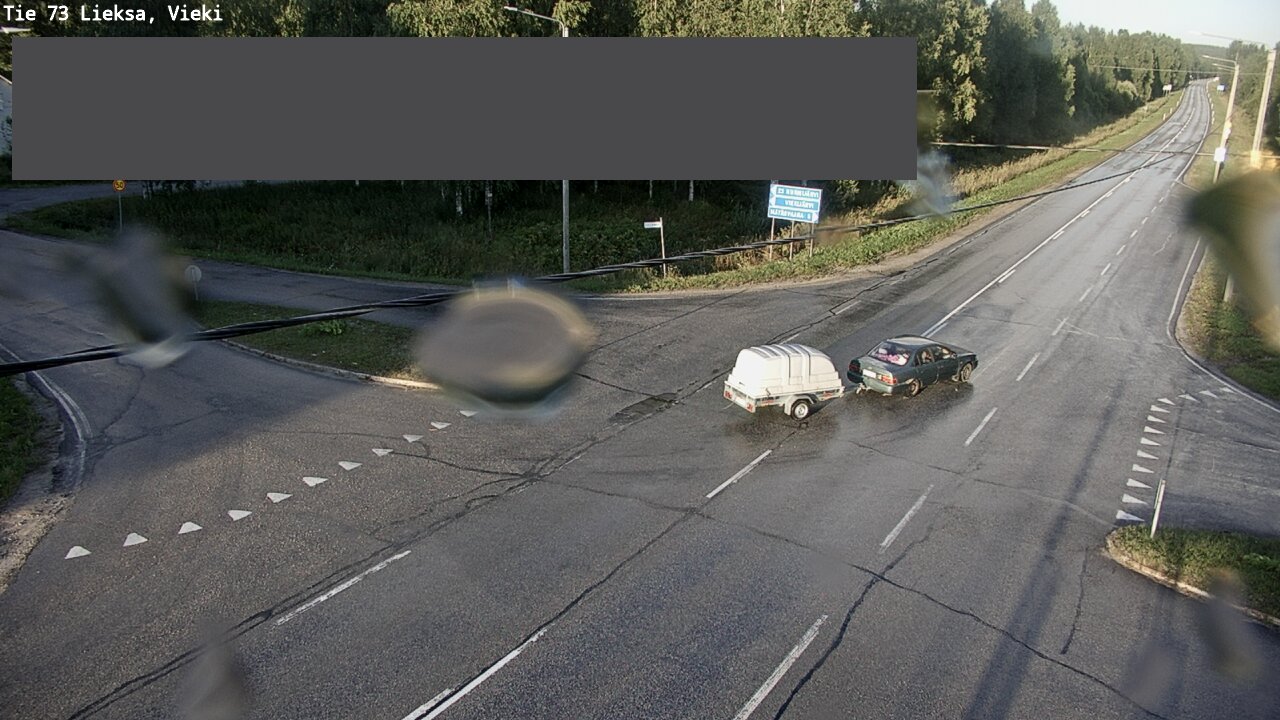 Kelikamerat Kuva Tie 73 Lieksa; Vieki, Lieksa, Pohjois-Karjala