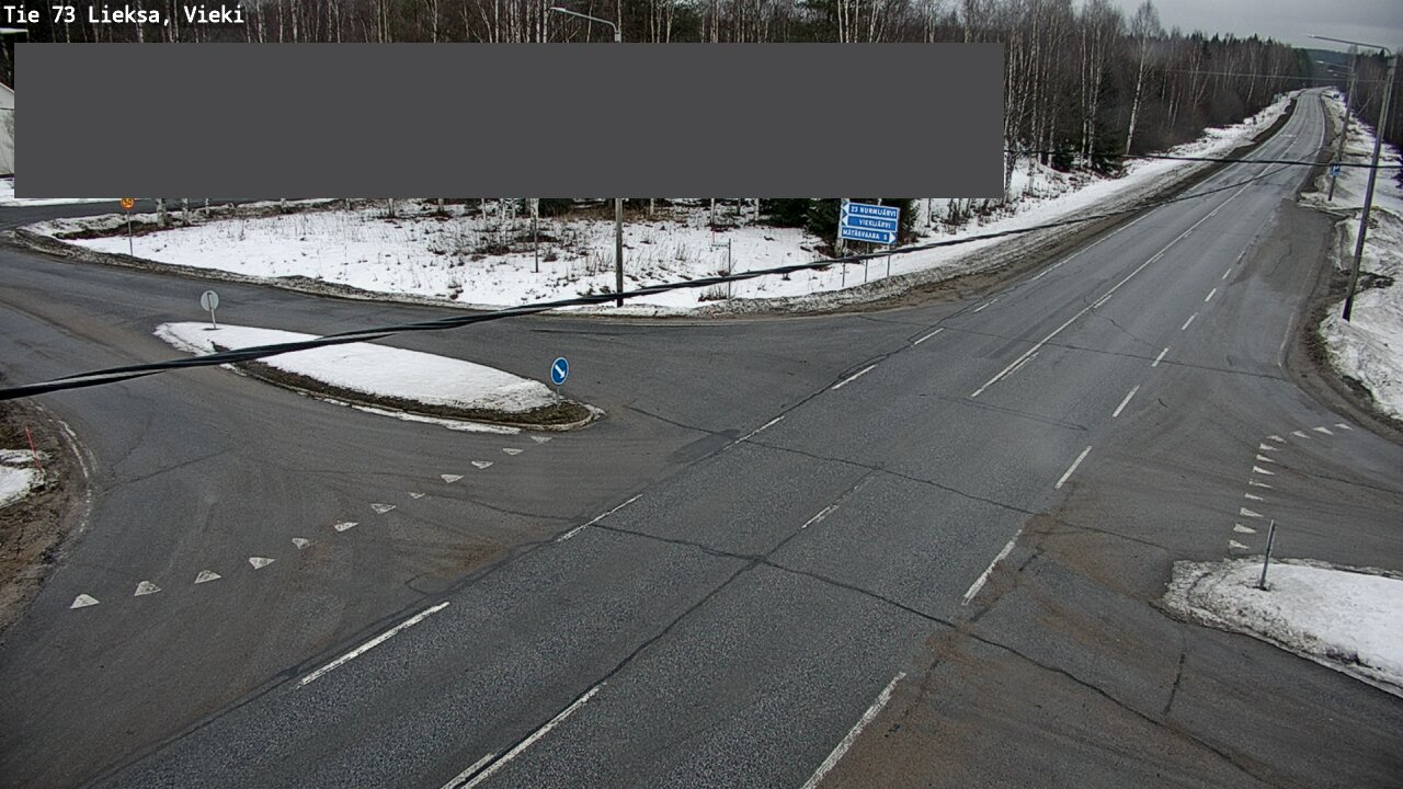 Weather Camera Image Väg 73 Lieksa, Vieki, Lieksa, Pohjois-Karjala