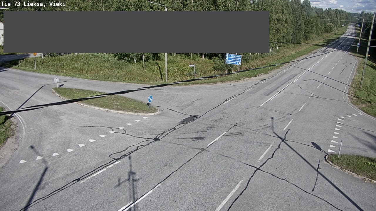 Kelikamerat Kuva Tie 73 Lieksa; Vieki, Lieksa, Pohjois-Karjala