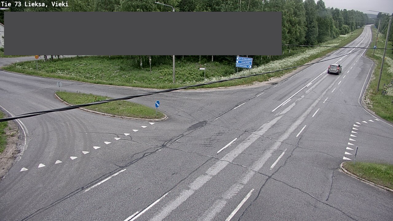 Kelikamerat Kuva Tie 73 Lieksa; Vieki, Lieksa, Pohjois-Karjala