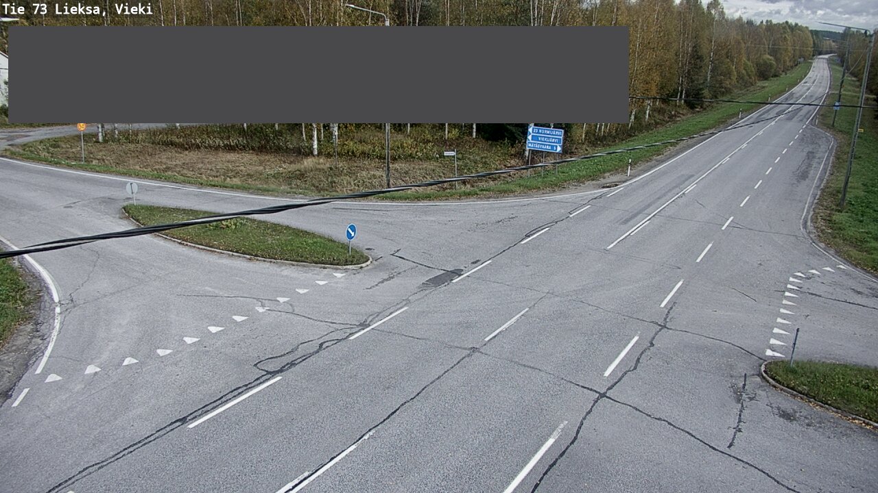 Kelikamerat Kuva Tie 73 Lieksa; Vieki, Lieksa, Pohjois-Karjala