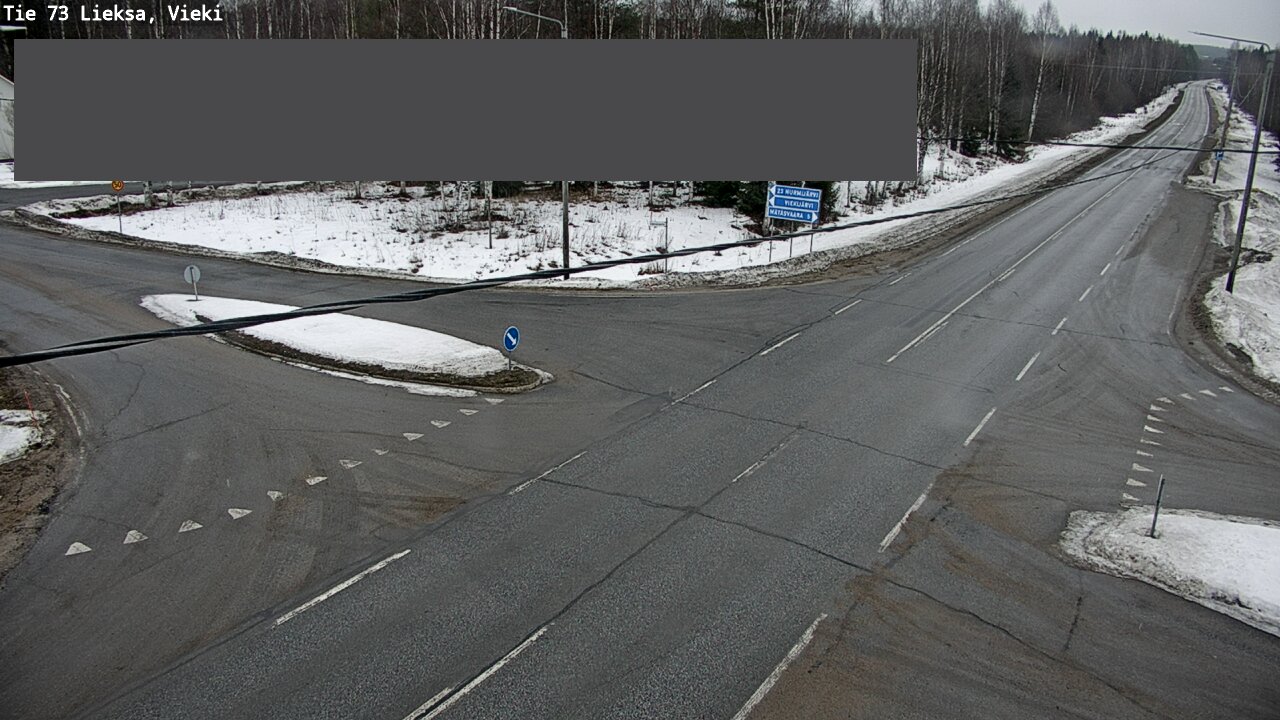 Weather Camera Image Road 73 Lieksa, Vieki, Lieksa, Pohjois-Karjala