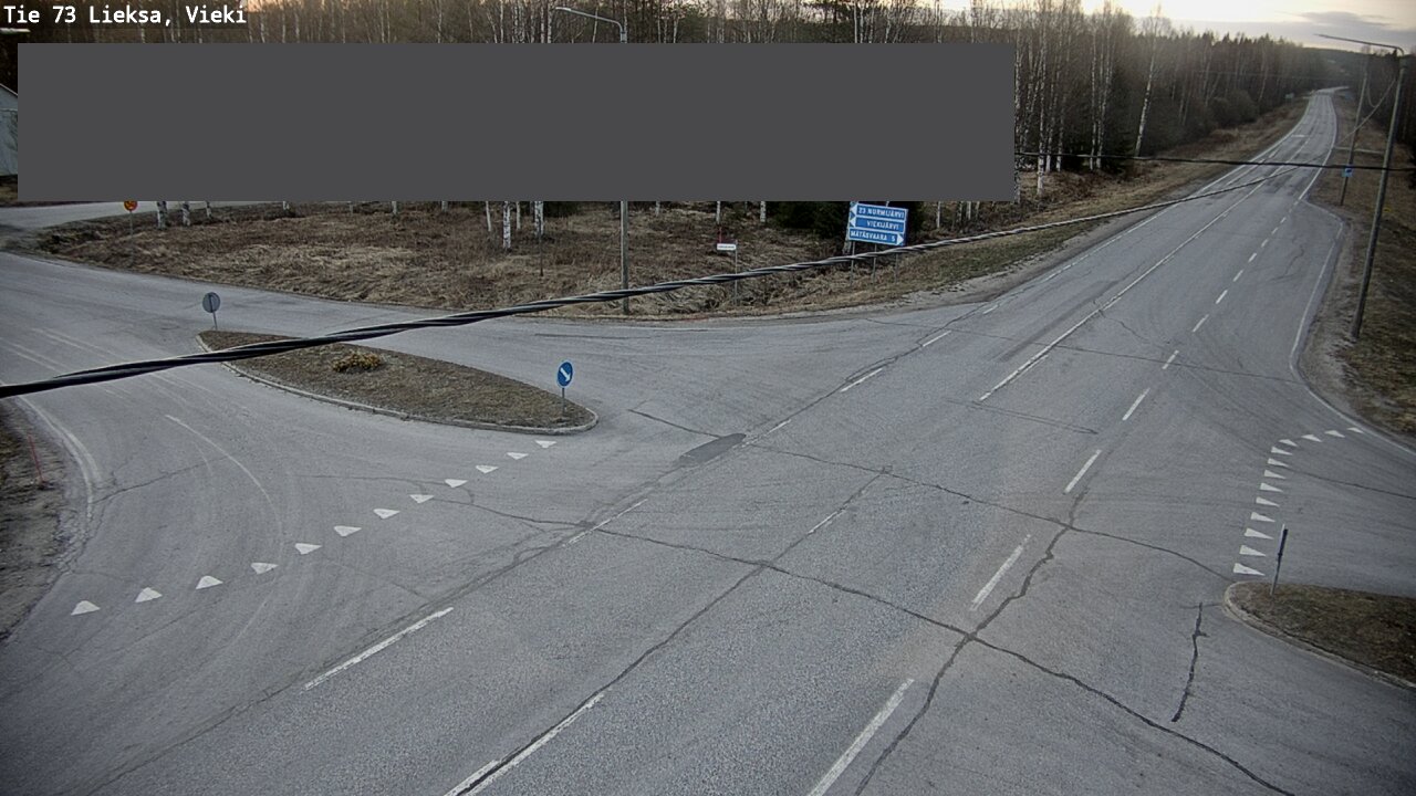 Weather Camera Image Road 73 Lieksa, Vieki, Lieksa, Pohjois-Karjala