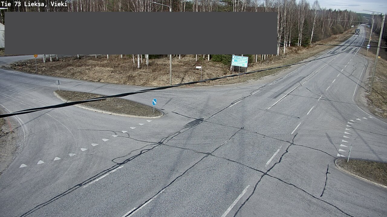 Kelikamerat Kuva Tie 73 Lieksa; Vieki, Lieksa, Pohjois-Karjala