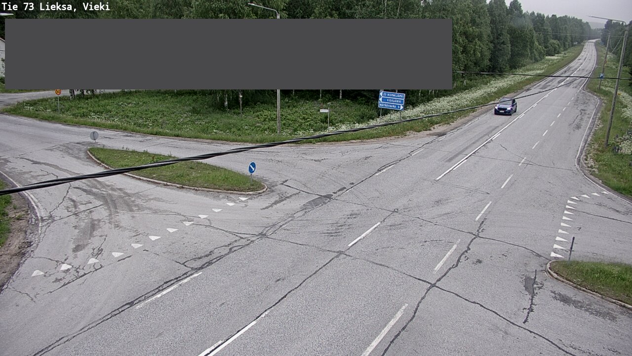 Kelikamerat Kuva Tie 73 Lieksa; Vieki, Lieksa, Pohjois-Karjala