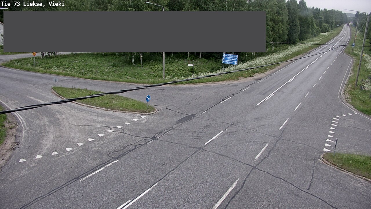 Kelikamerat Kuva Tie 73 Lieksa; Vieki, Lieksa, Pohjois-Karjala